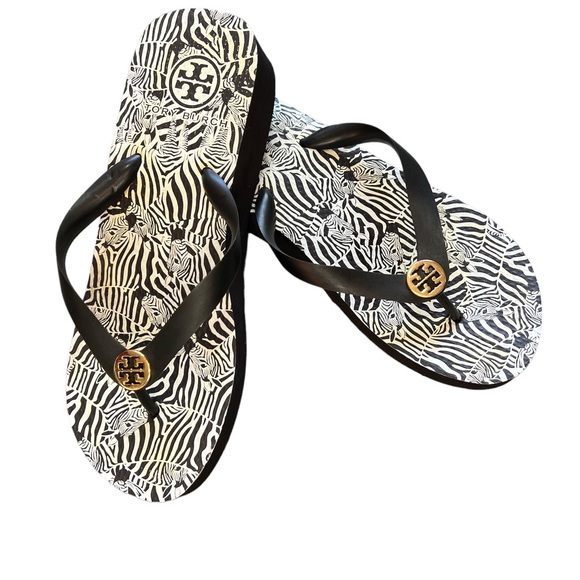 Tory Burch Shoes - Tory Burch Thandie Wedge Sandals 8.5